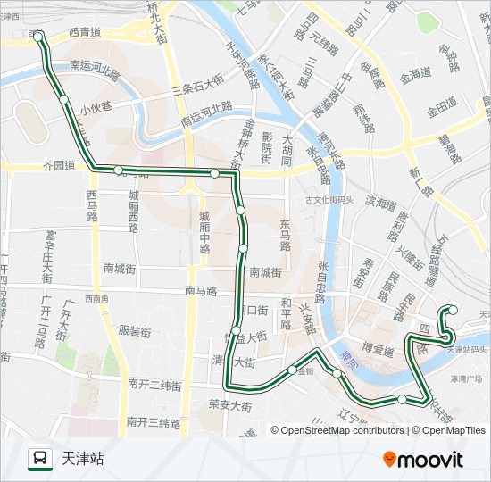 公交24路的线路图
