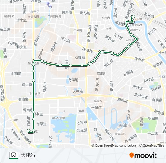 50路 bus Line Map