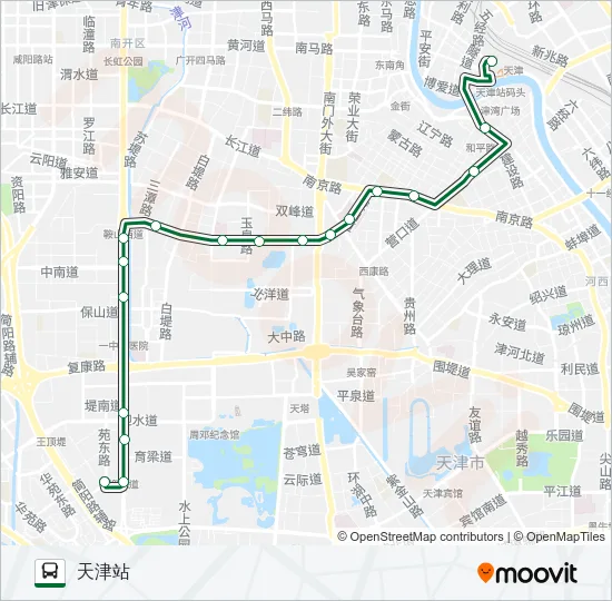 50路 Bus Line Map