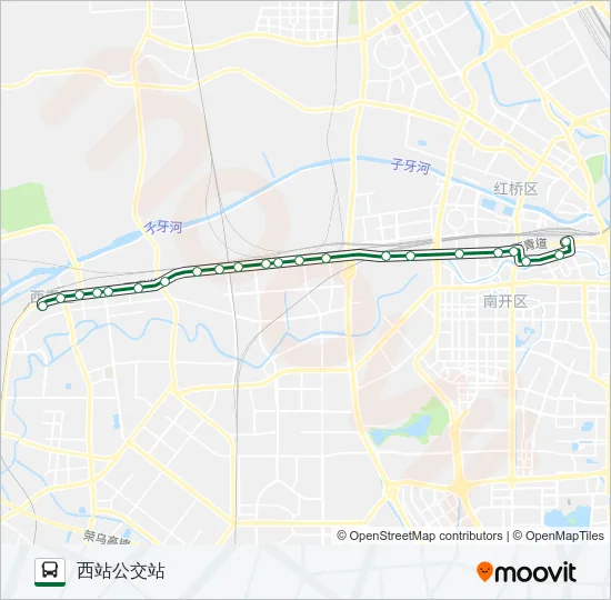 公交153路的线路图