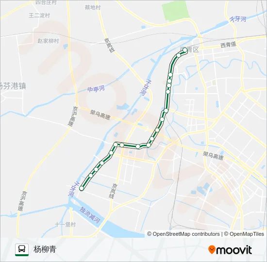 163路 Bus Line Map