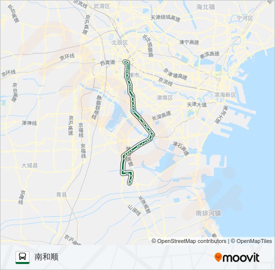 168路 bus Line Map