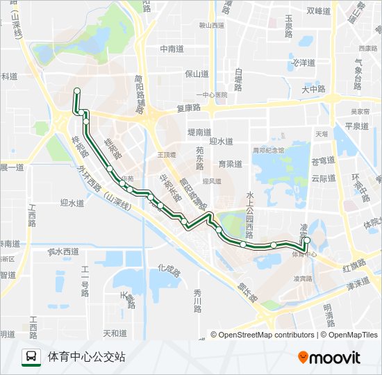 公交301路的线路图