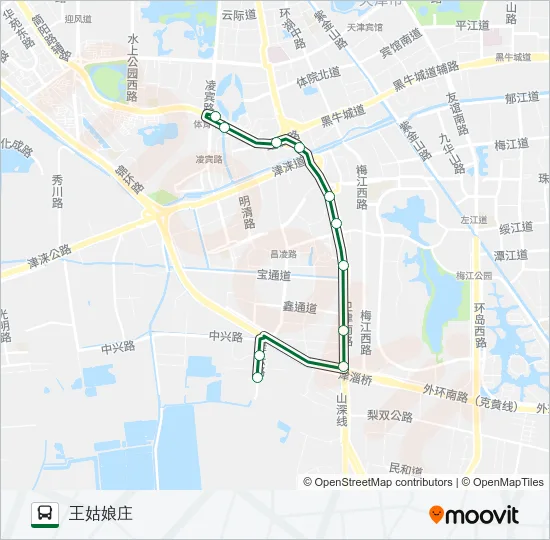 306路 Bus Line Map