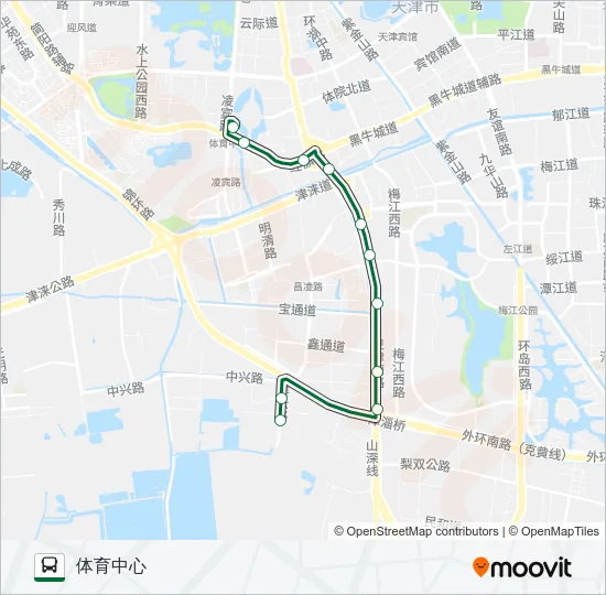 306路 Bus Line Map