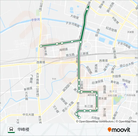 308路 Bus Line Map