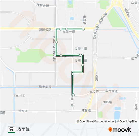 公交313路的线路图