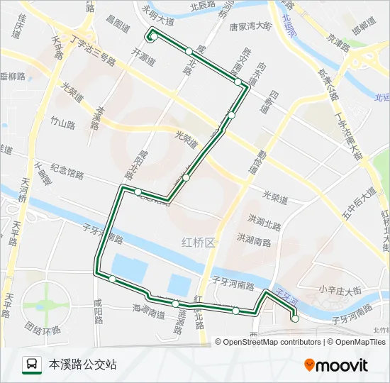 331路 Bus Line Map