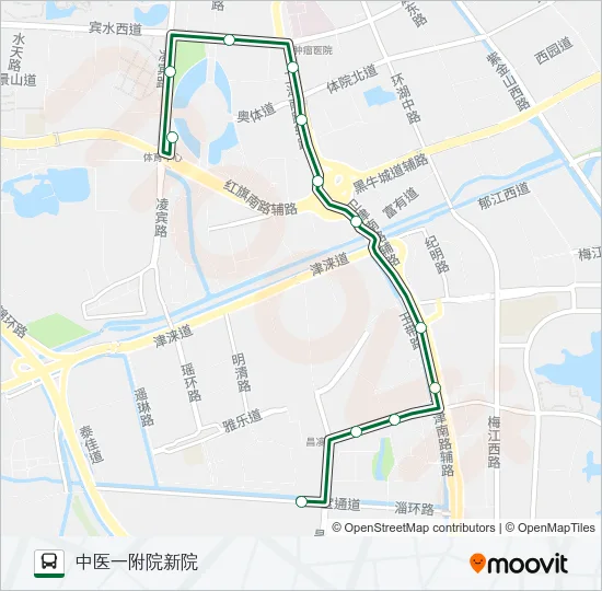 349路 Bus Line Map