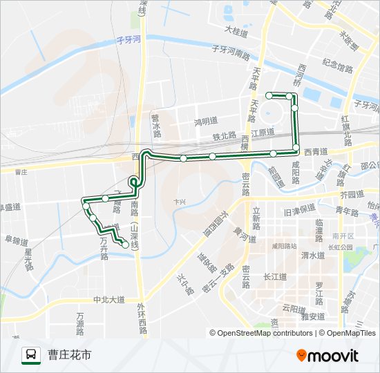 350路 bus Line Map