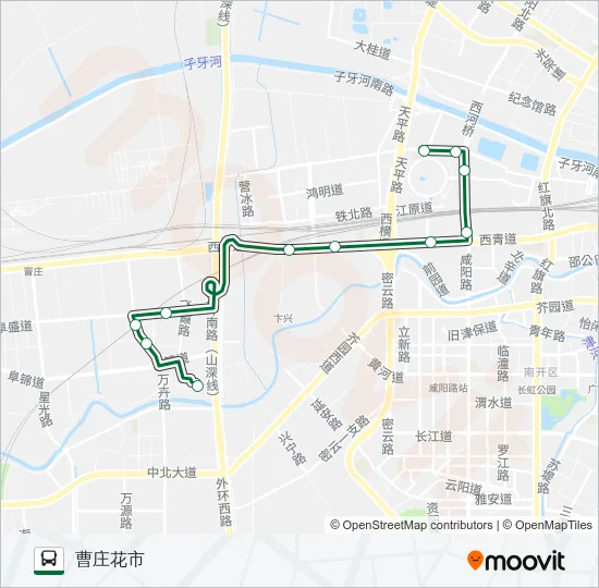 350路 Bus Line Map