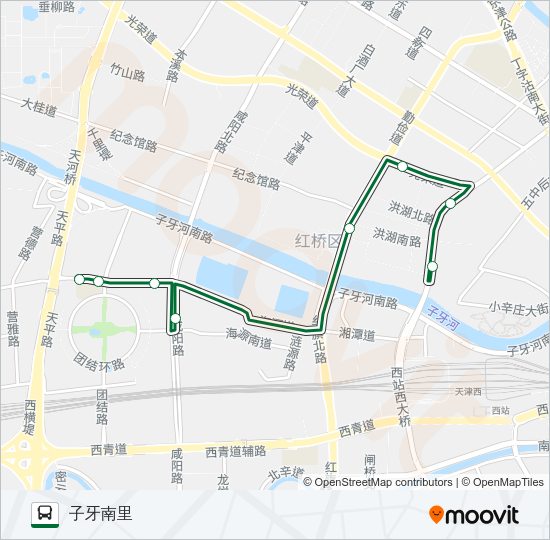 公交363路的线路图