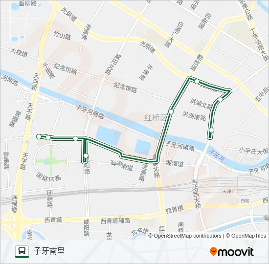 公交363路的线路图