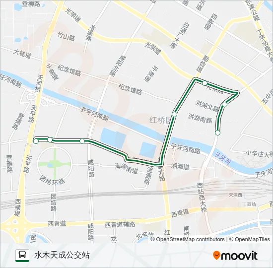 363路 Bus Line Map
