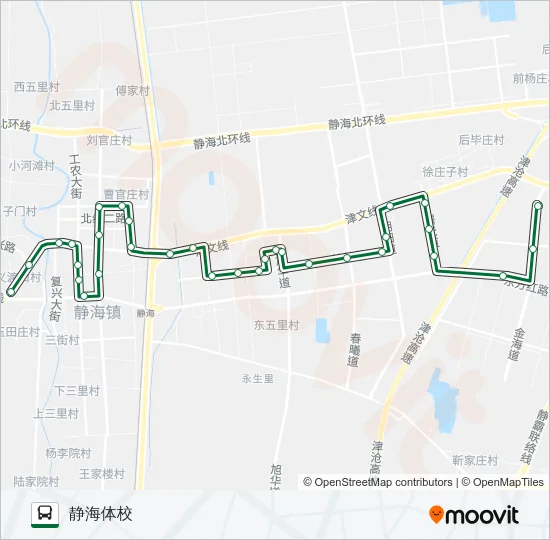 582路 Bus Line Map