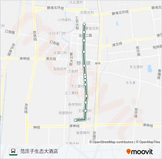 584路 bus Line Map