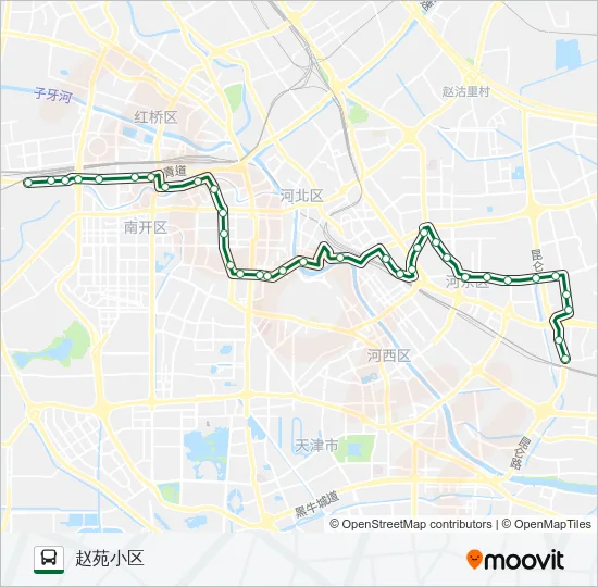 公交639路的线路图