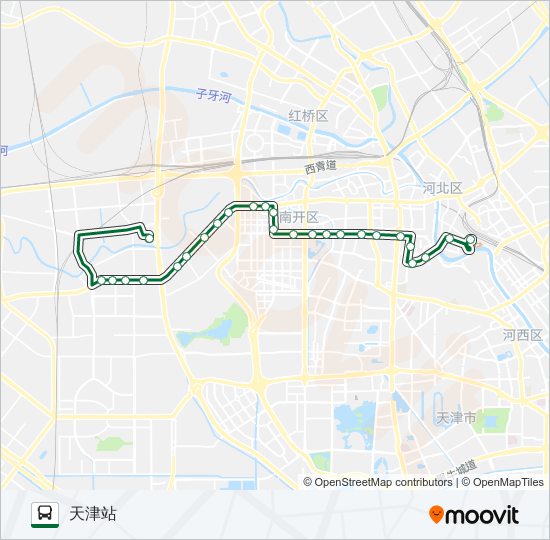 645路 bus Line Map