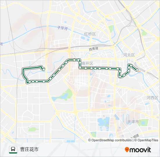 645路 Bus Line Map