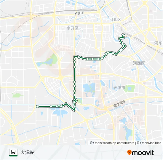 公交650路的线路图