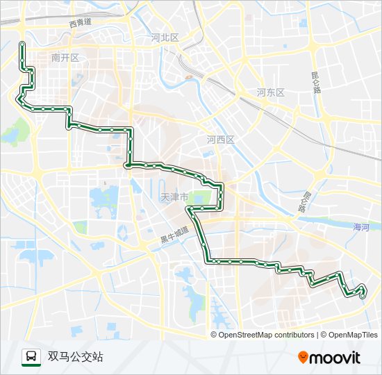 公交662路的线路图