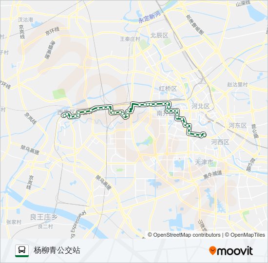 公交669路的线路图