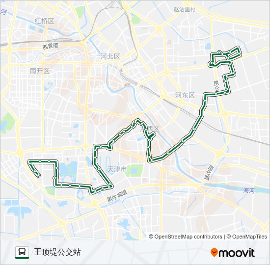 公交685路的线路图