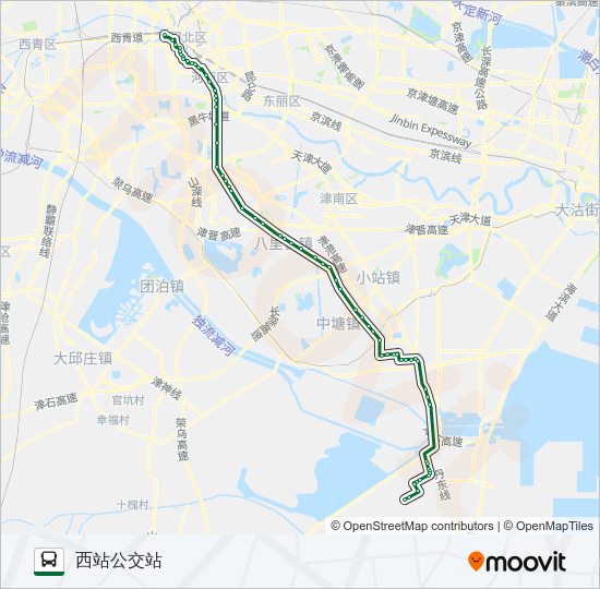 公交688路的线路图