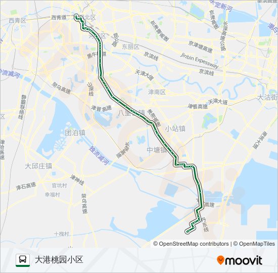公交688路的线路图
