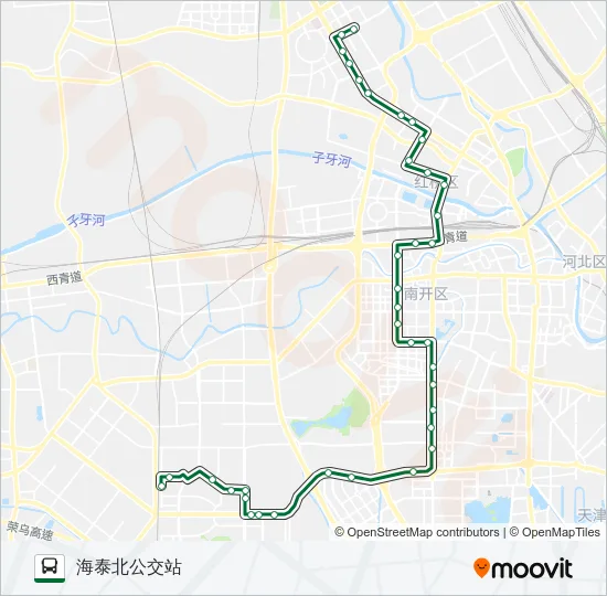 700路 Bus Line Map