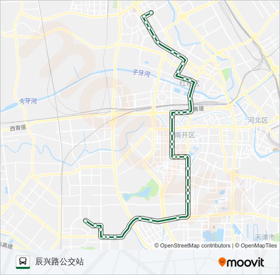 公交700路的线路图
