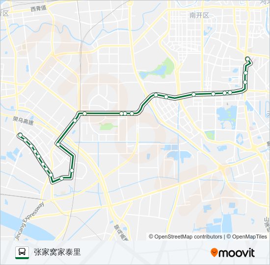 公交707路的线路图