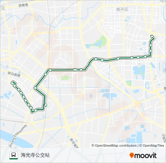 707路 Bus Line Map