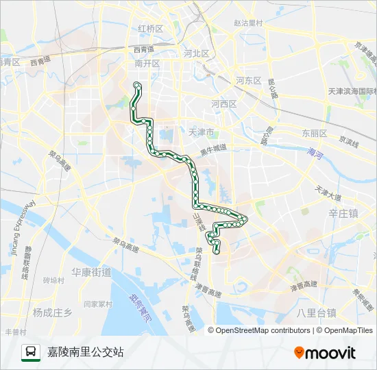 711路 Bus Line Map