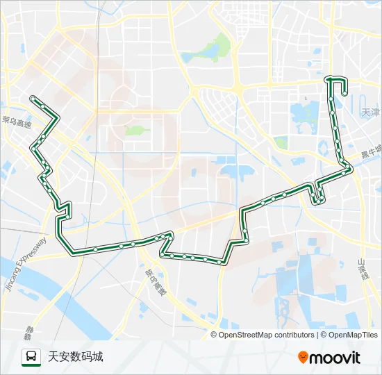 712路 Bus Line Map