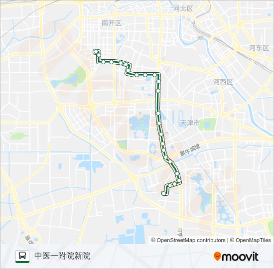 713路 bus Line Map