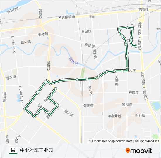 714路 bus Line Map