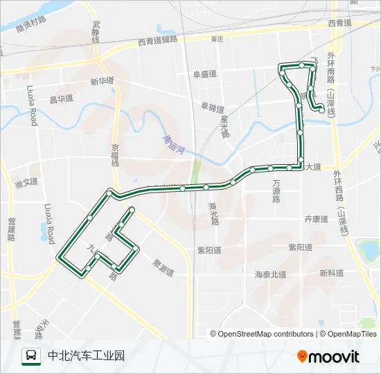 714路 Bus Line Map