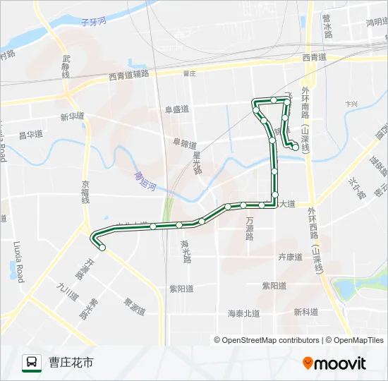 714路 Bus Line Map
