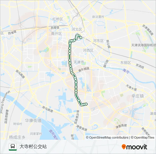 832路 Bus Line Map