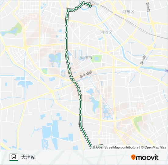 公交832路的线路图