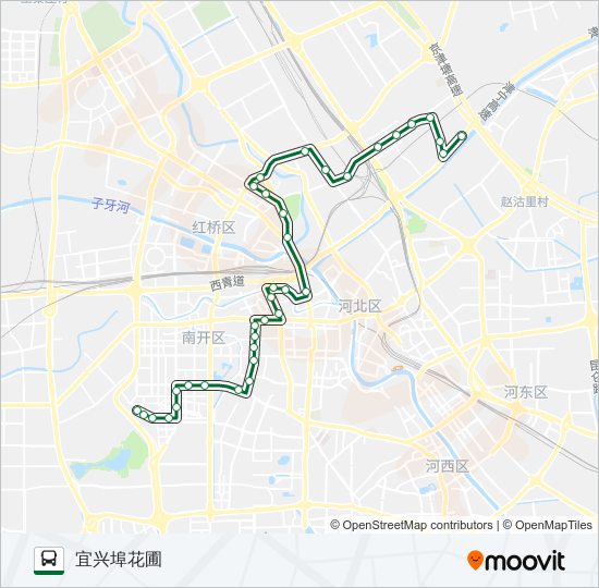 852路 bus Line Map
