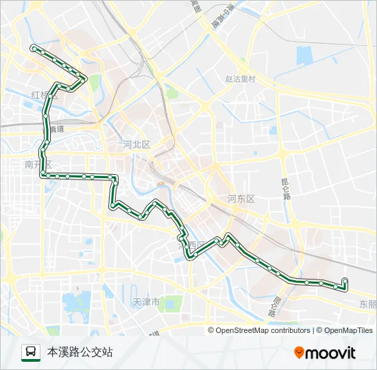 860路 Bus Line Map