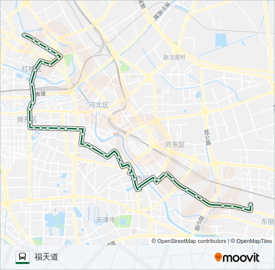 公交860路的线路图