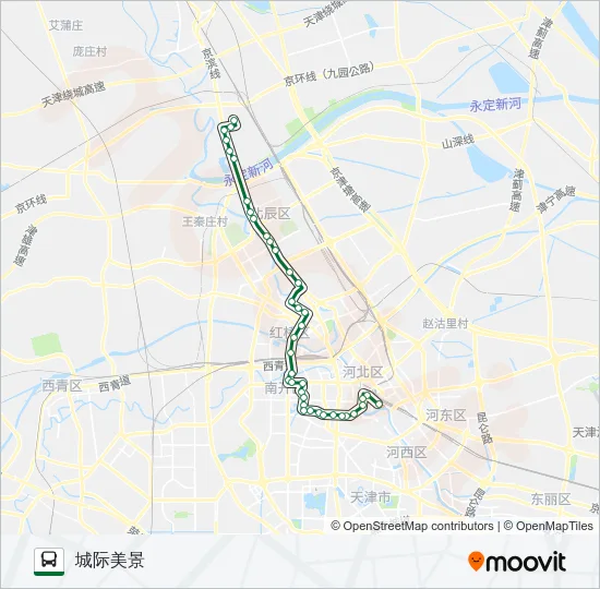 961路 Bus Line Map