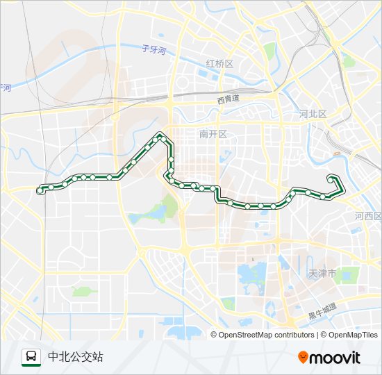 公交临851路的线路图