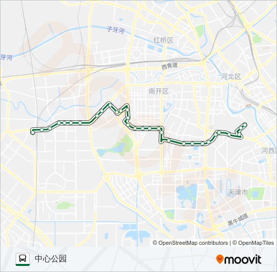 公交临851路的线路图