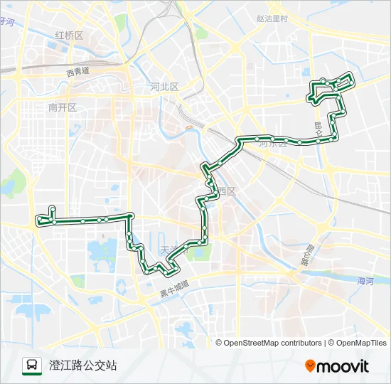 临866路 Bus Line Map