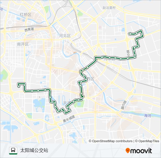 临866路 bus Line Map