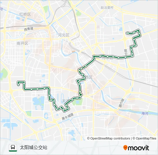 临866路 Bus Line Map